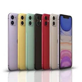 4 iphone coloridos